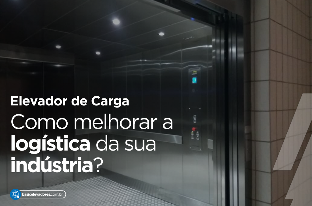 Elevador de carga para logística em indústrias 1 Elevador de carga
